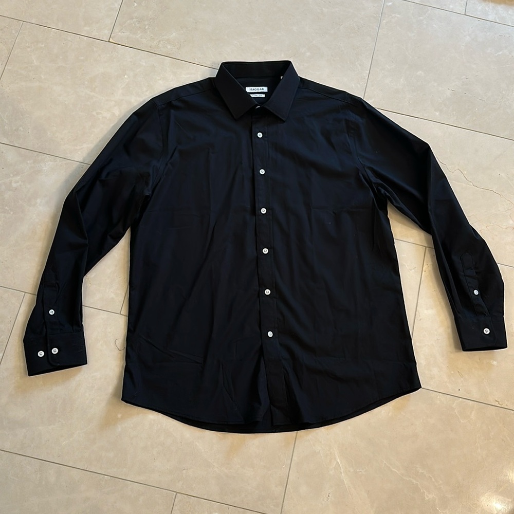 Haggar classic fit dress shirt.